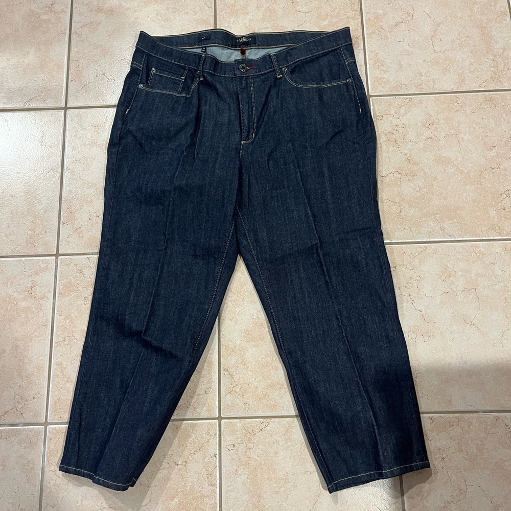 Talbots Women's Dark Blue Ankle Jeans